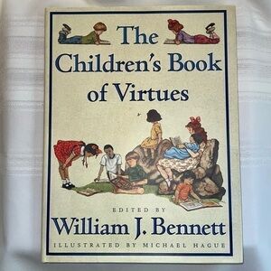 Children’s Book of Virtues w/‎ Dust Cover 1995 Like New
